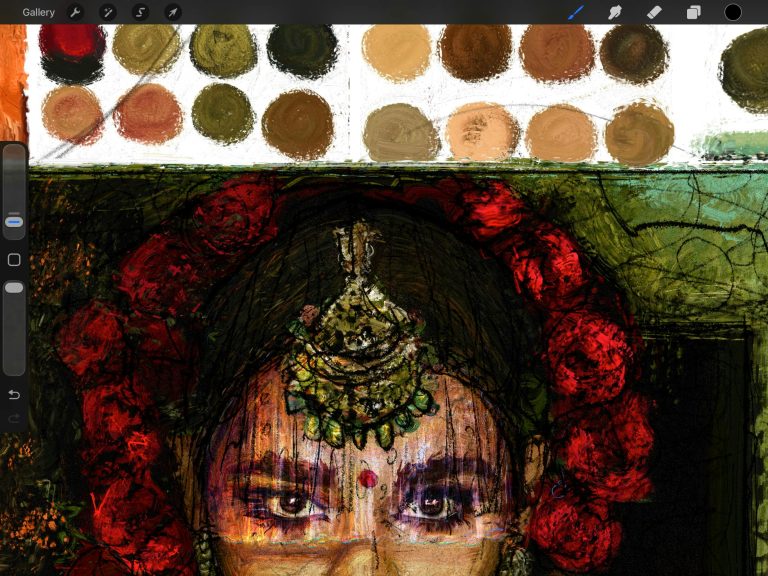 Painting in Progress Fantasy Portrait